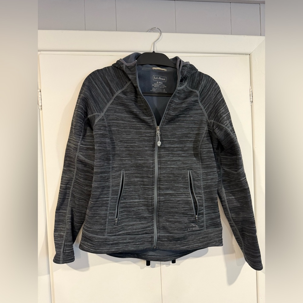 L.L. Bean Women’s PrimaLoft ThermaStretch Fleece Full zip Hoodie